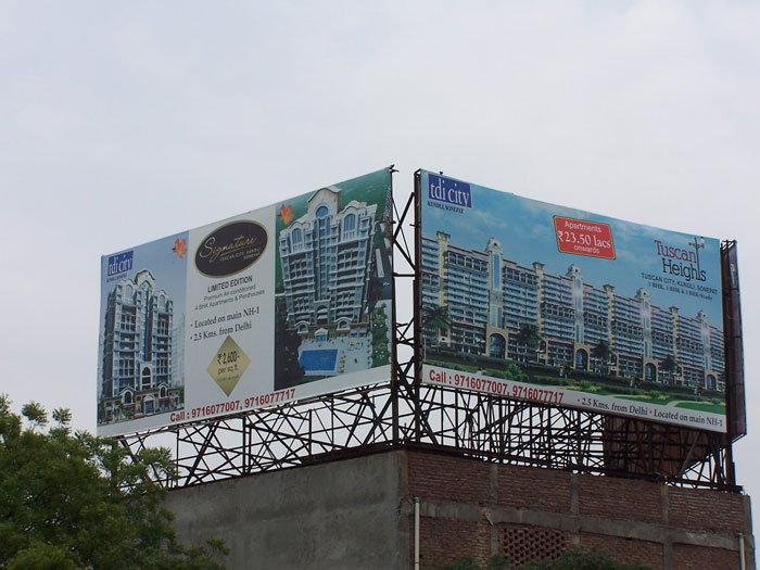 Hoardings Signage view 2