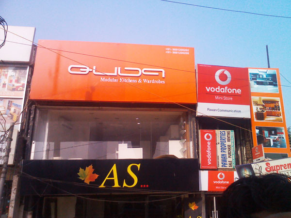 Aluminium Profile Signages — Indoor signage by Signage India