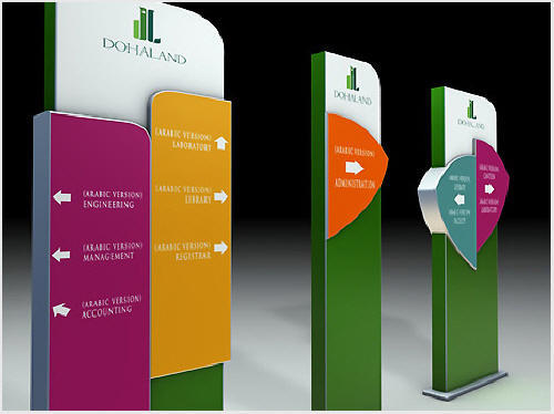 Unipole Signages — Outdoor signage by Signage India