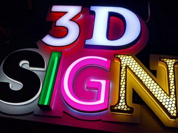 Front Lit Sign Boards — Illuminated signage by Signage India