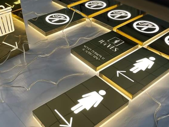 Washroom & Restroom Signages — Indoor signage by Signage India
