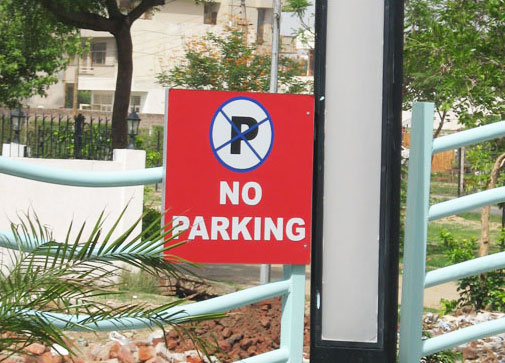Parking Signages — Safety signage by Signage India